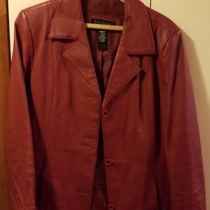 Women's leather coat size M